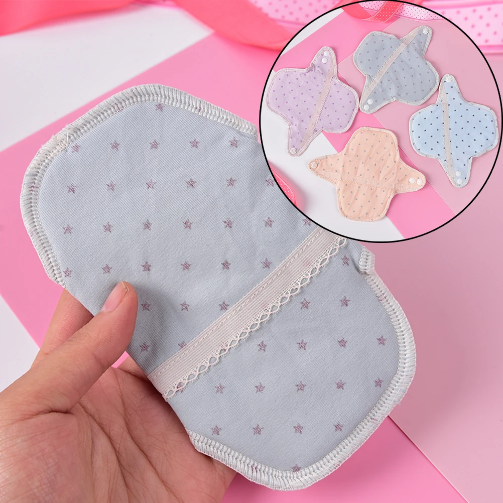Washable Menstrual Pad Reusable Sanitary Menstrual Mama Pad Bamboo Cotton Cloth Feminine Hygiene Panty Liner Towel Pads