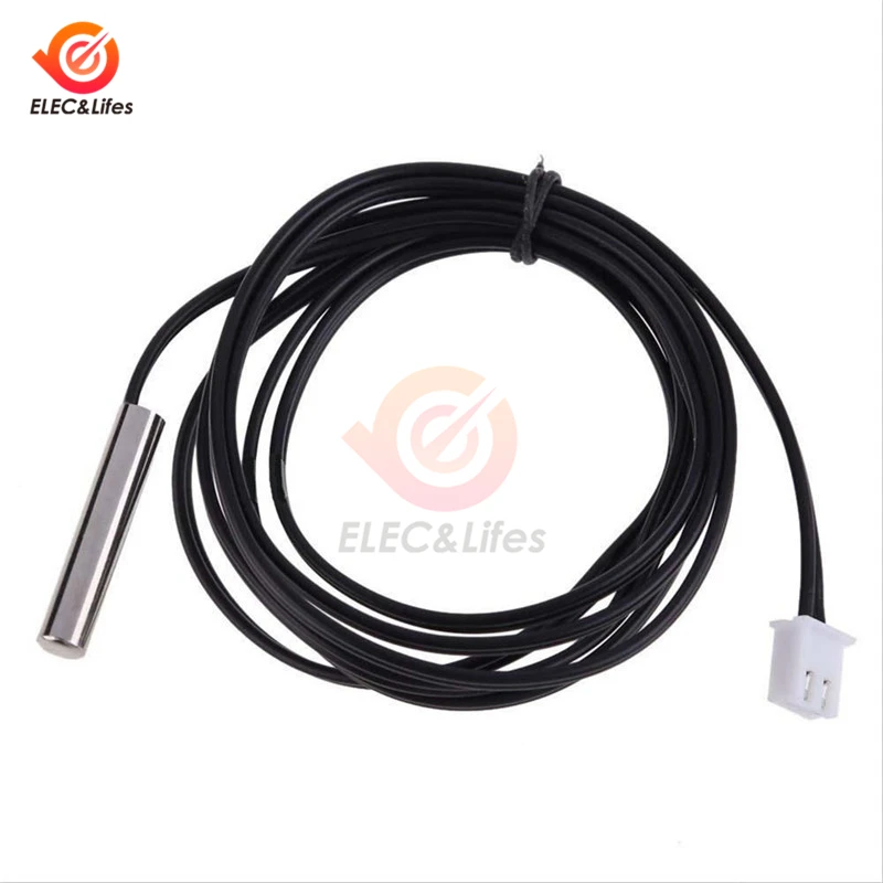 NTC Thermistor Accuracy Temperature Sensor 1% NTC 3950 10K Waterproof Probe wire Cable Length 1M 30CM