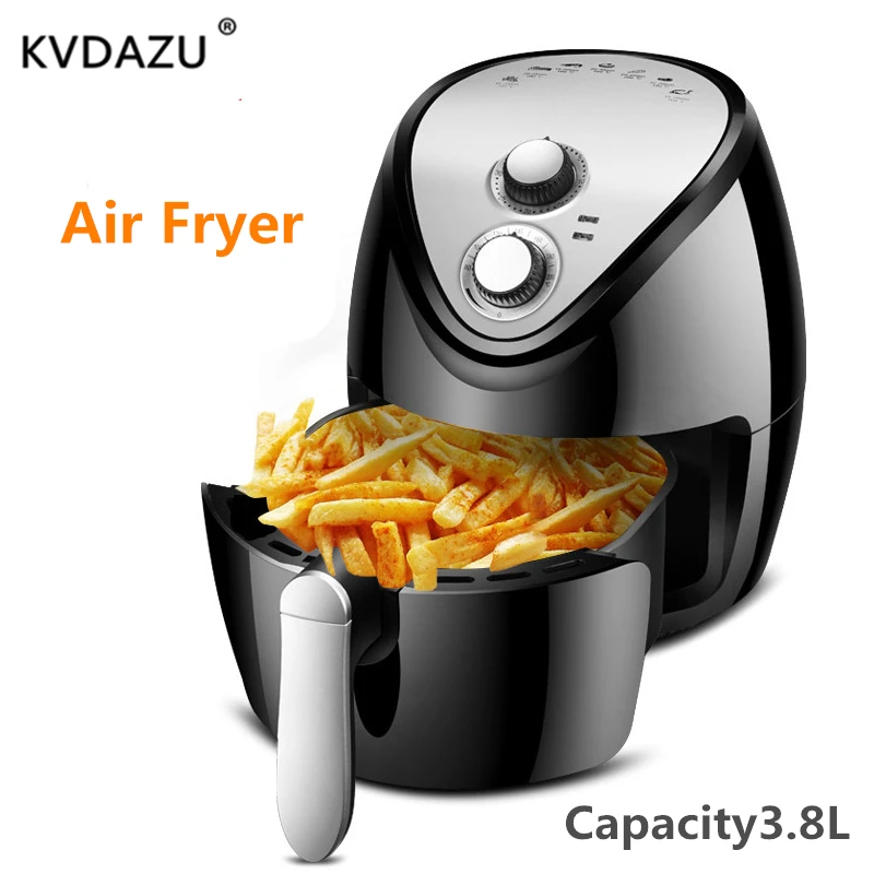 

Automatic Electric potato chips household air fryer multi-functional Oven NO smoke no oil fried chicken airfryer oil free BBQ