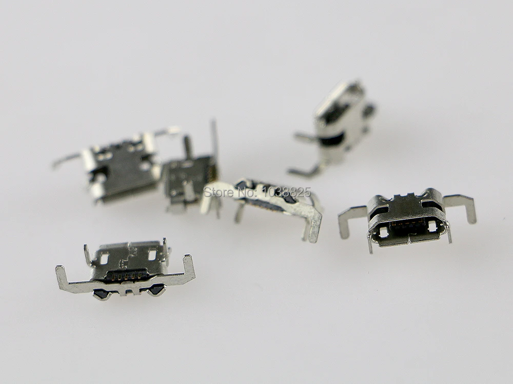 Soket konektor pengisi daya USB mikro, 2 buah/lot untuk Xbox One xboxone pengontrol Gamepad