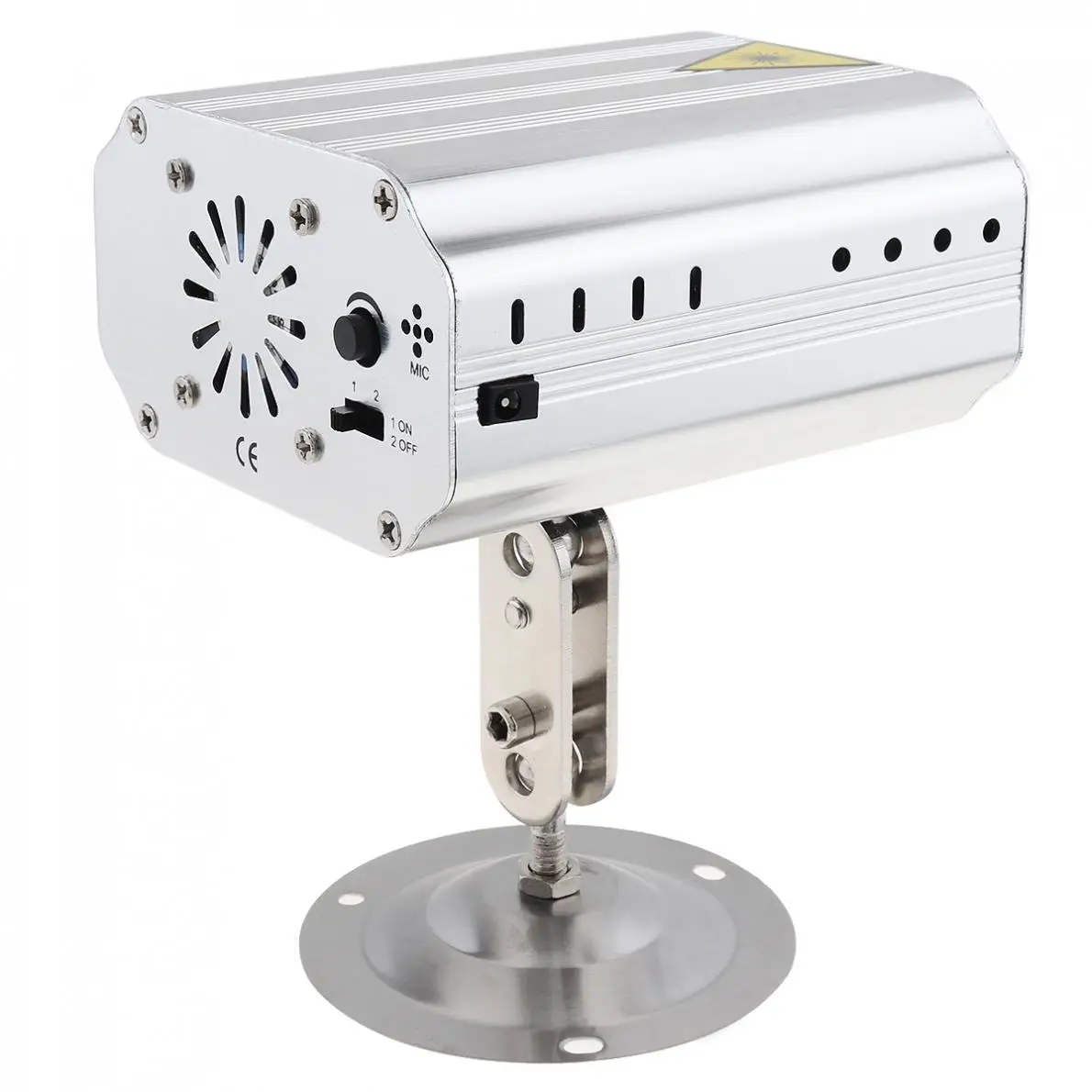 ثقب مزدوج التحكم الصوتي الموسيقى إيقاع ضوء فلاش LED جهاز عرض ليزر المرحلة DJ ديسكو ضوء مع جهاز التحكم عن بعد للنادي/الطرف