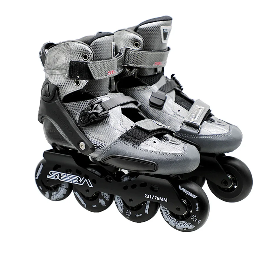 Japy Skate SEBA KSJ Bullet Professional Slalom Inline Skates Carbon Fiber Roller Skating Shoes Slding Free Skating Patines