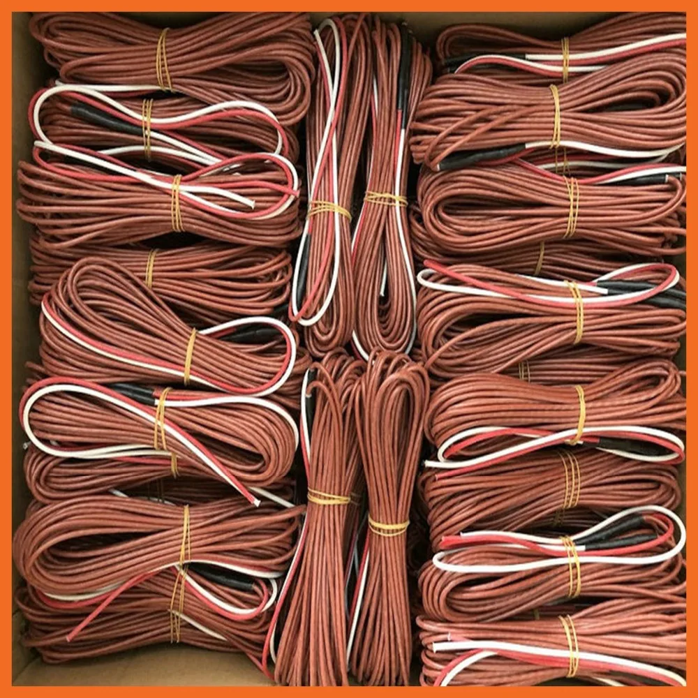 6K 15M  50W 30C Infrared Underfloor Heating Cable System  Concrete Engineering Materials electric blanket pipeline heating