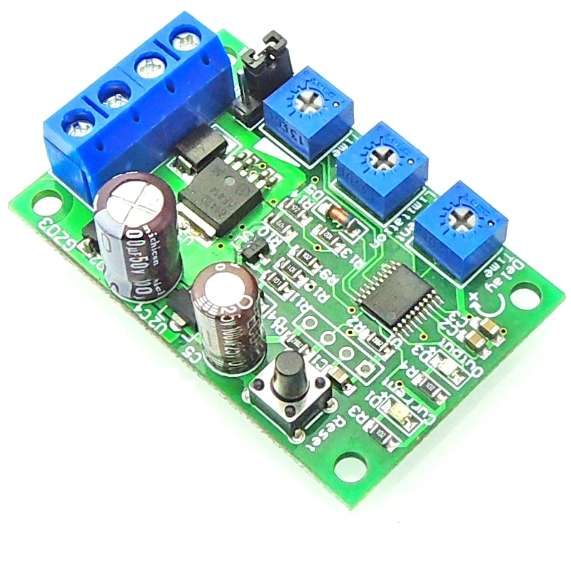 6V12V24V10A DC motor overstroom protector blok schakelaar overbelasting protector module verstelbare stroombegrenzing schakelaar