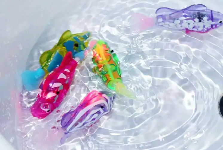 Sea Life Kinderspeelgoed Speelwaterspeelgoed Licht Elektrisch Zwemmen Elektronisch Huisdier Vis Muziek Plastic Vissen In Zwemmen Bad Hot Sale