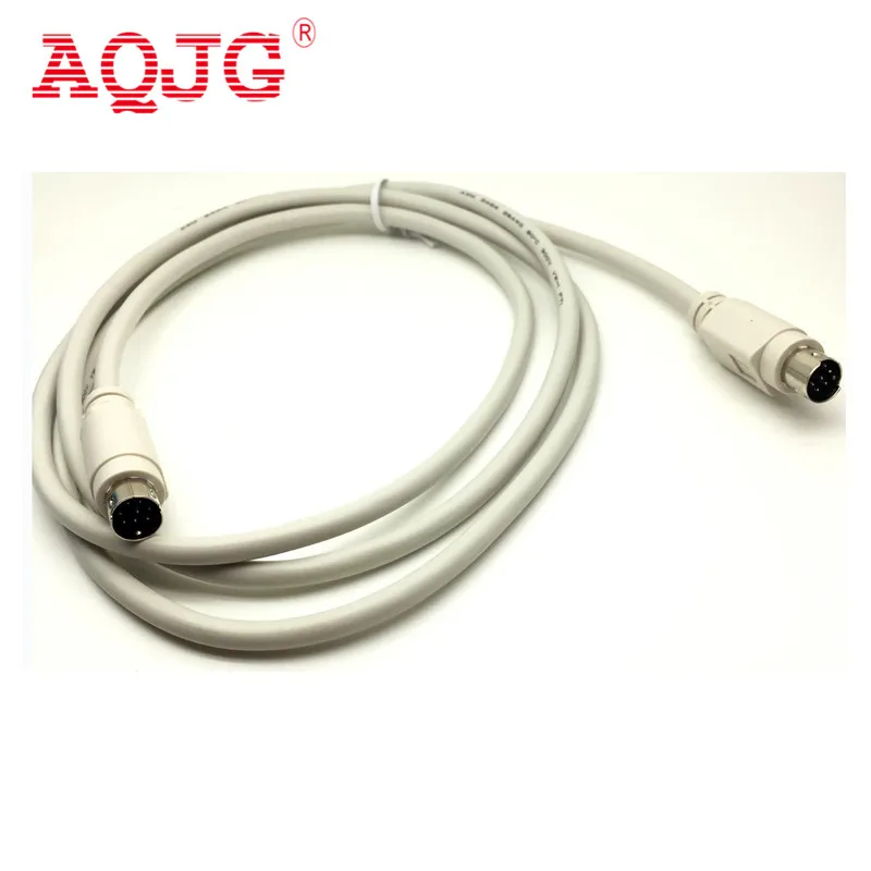 MD8 Mini Din 8 Mini din 8 pin Male-Male 1.5M cable Beige AQJG