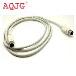 MD8 Mini Din 8 Mini din 8 pin Male-Male 1.5M cable Beige AQJG