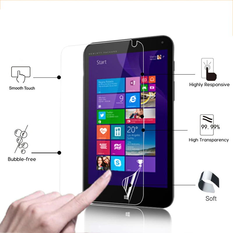 HD LCD Anti-Scratches Screen Protector Film For HP Stream 8 8.0