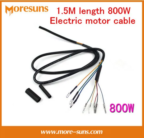 

Free Ship Electric motor cable1.5M Length 800W Brushless motor wire 8 core high-temperature copper wire Electrie wire kit