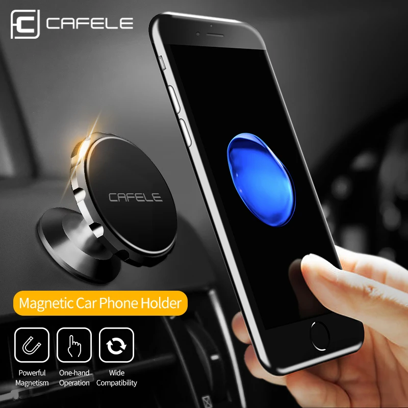 CAFELE Soporte magnético para teléfono de coche de 3 estilos para teléfono en salida de aire de coche Soporte universal GPS para iphone X Xs Samsung