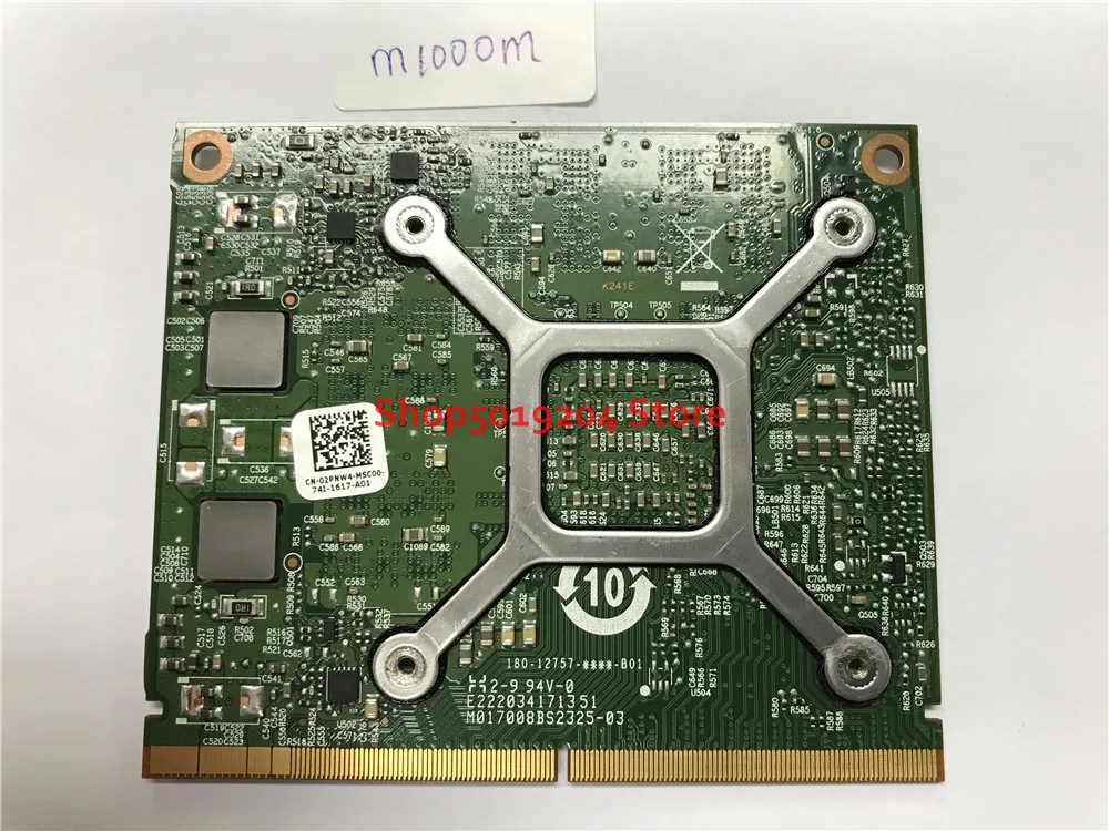 N16P-Q1-A2 Original M1000M M1000 VGA video graphics card For Pavilion Zbook 15 G3 17 G3 Precision M7510 M4800