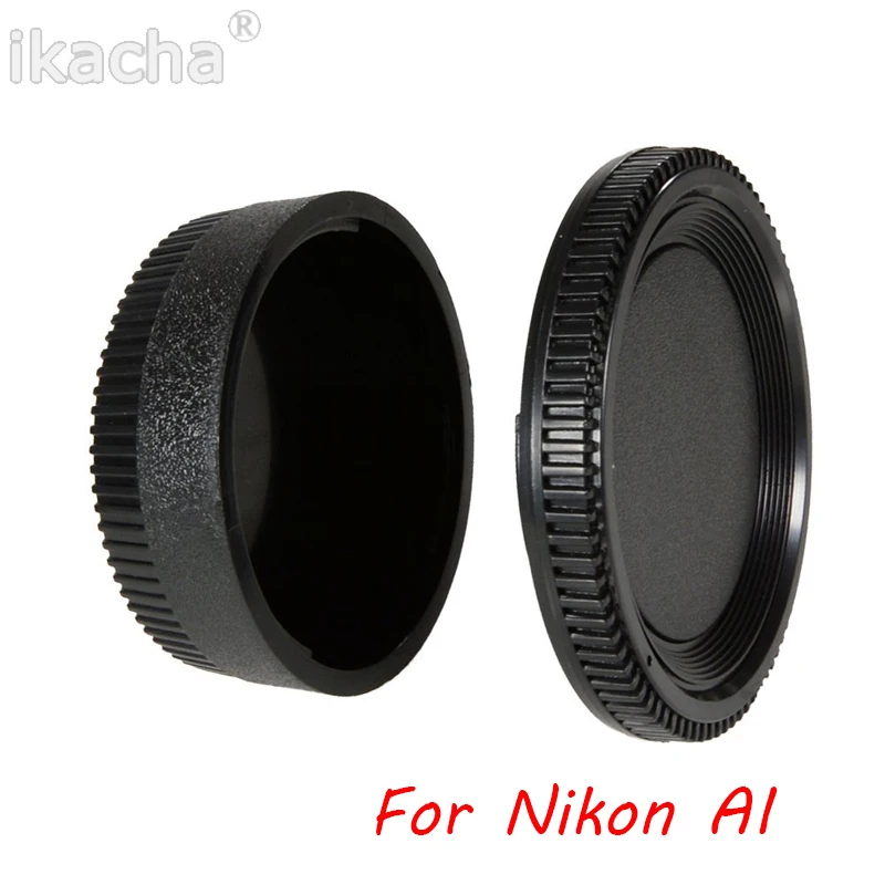 Camera Rear Cap + Front Lens Cap Dust-proof Protect for Canon EOS for Nikon AI DSLR Camera Mount