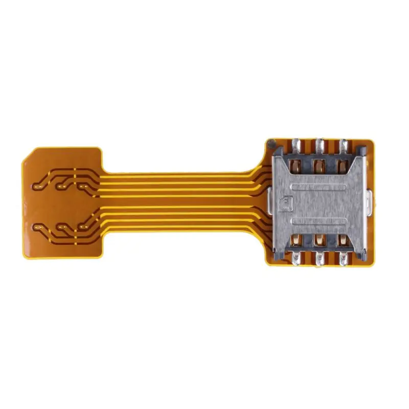 SIM Card Adapter Converter Standby Flex Cable Dual SIM + Micro SD Two-in-one Horizontal for Android Sim Card Extension  Dropship