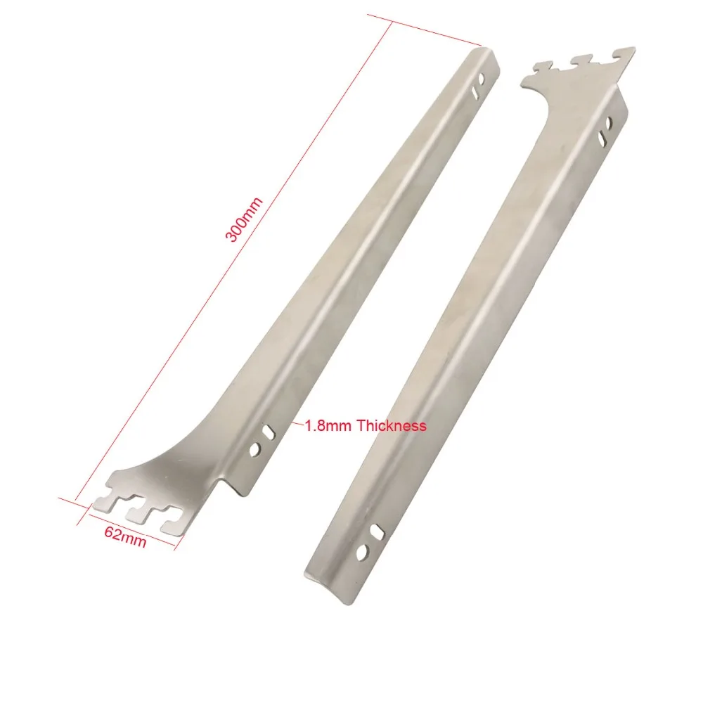 1 paar 300mm Lengte Plank Beugel Rvs 1.8mm Dikte Plank Plaat Board Ondersteuning