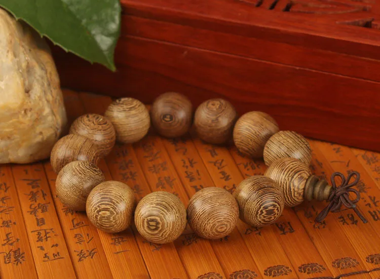 Unique New Natural Cassia siamea Wooden 20mm Big Beads Gifts Buddha Bracelets Trendy Jewelry for Women Men  Balance Practice