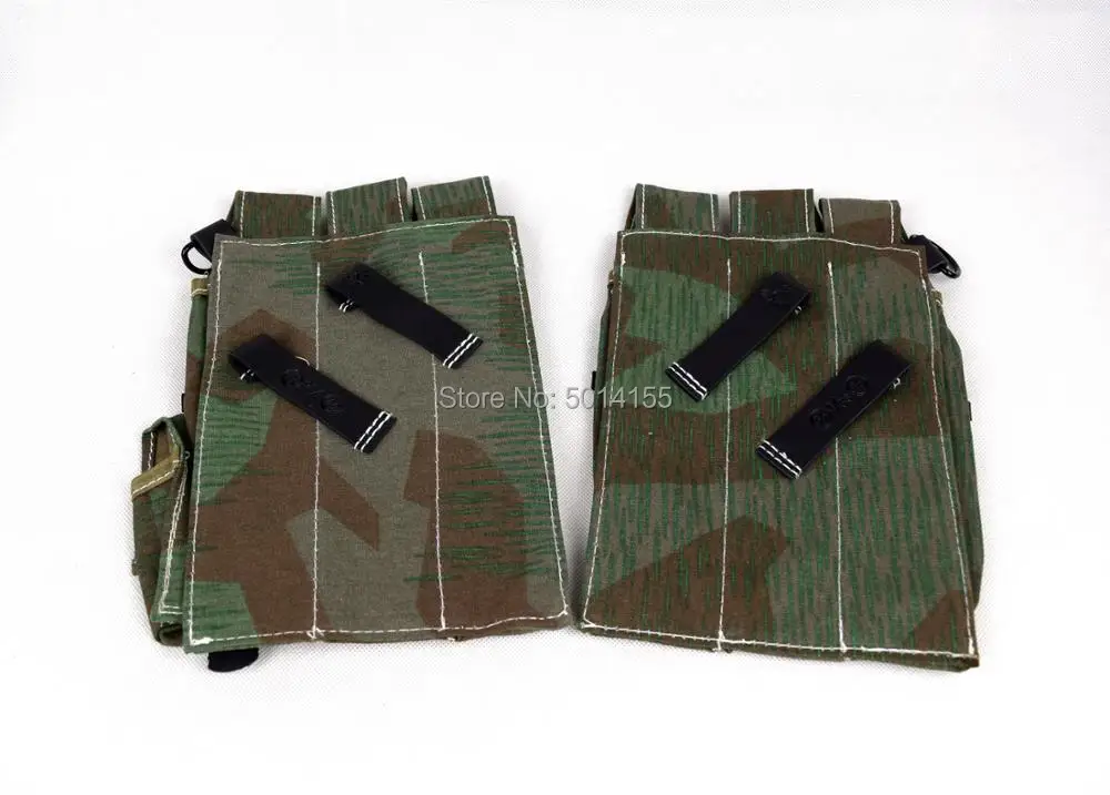 Cosplay  German MP38 MP40 Ammo Ammunition Magazine Pouch Splinter Camo Color