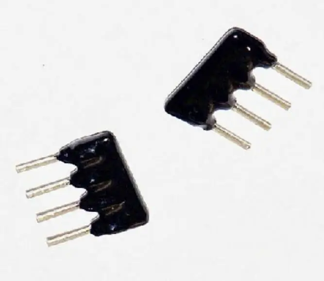 

200pcs/lot Network Resistor 4pin 1/8W 5% A04-512JP 4A A512J 5.1K A04-303JP A303J 30K 4.7K 10K 20K 3.3K DIP exclusion