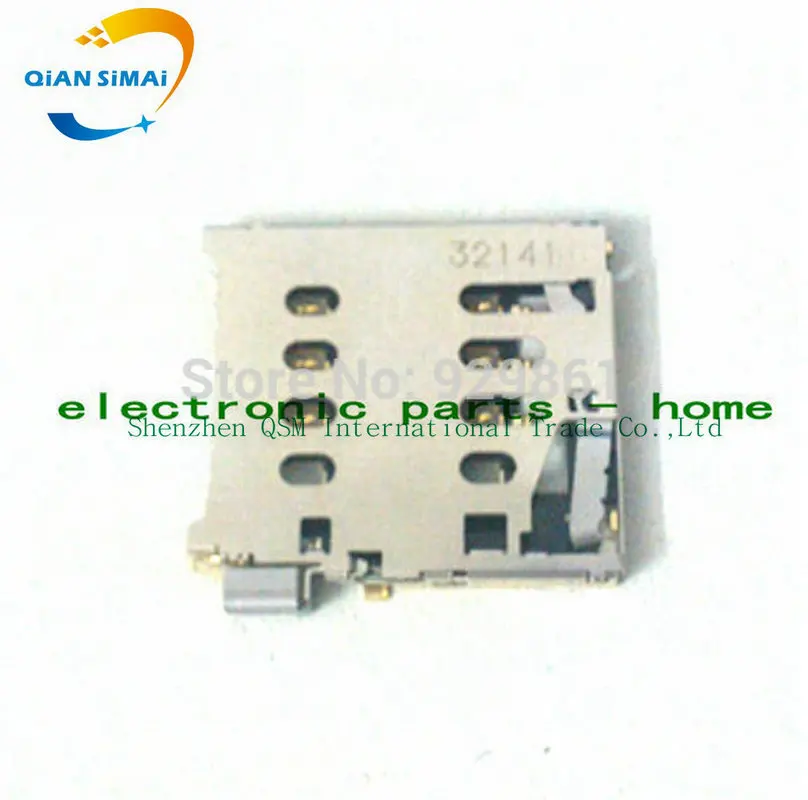 

Original new sim card reader Slot connector holder contact module for OPPO find 5 X909 X909T Moible phone