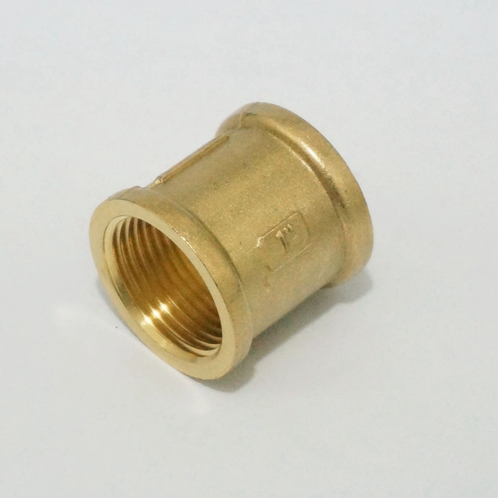 

1" BSP Female Thread Brass Pipe Fittings Round Nut Rod Connector Coupling Full port