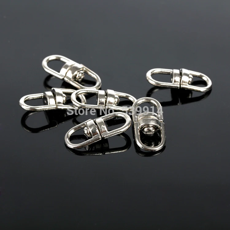 

18MM Alloy Swivel Connector Dull Silver Plated Fit Keyring&Keychain Handmade Jewelry Findings 150Pcs/Lot