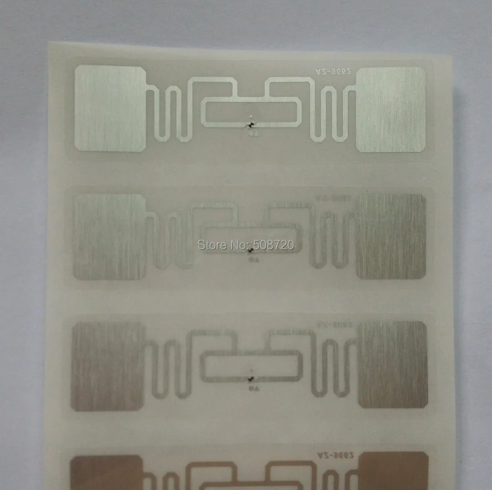 Alien H3 73.5x21.2mm UHF RFID Adhesive Tag RFID Label 500pcs/lot Free shipping