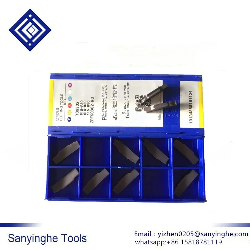 

ZPFS0302-MG YBG302 cnc blade cnc carbide turning inserts parting & grooving inserts(10pcs/lots)