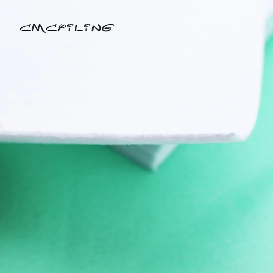 CMCYILING White Felt 1.5 MM Thickness Polyester Cloth For DIY Sewing Crafts Scrapbook ,Non-Woven Sheet Fabric 10Pcs/Set 20*30cm