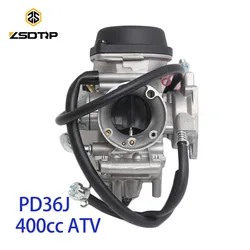 ZSDTRP PD36J 36mm Vacuum Carburetor case for kawasaki suzuki 400 cc1995-2010 universal other 300cc to 500cc racing motor UTV ATV