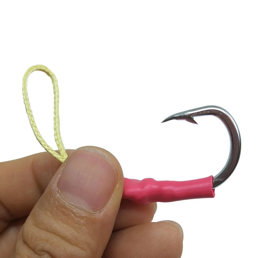 5-piece Jig Assist Hooks 4/0-10/0 Specialty Saltwater Fishing Hook G-Stinger Trailer Hook Terminal Tackle