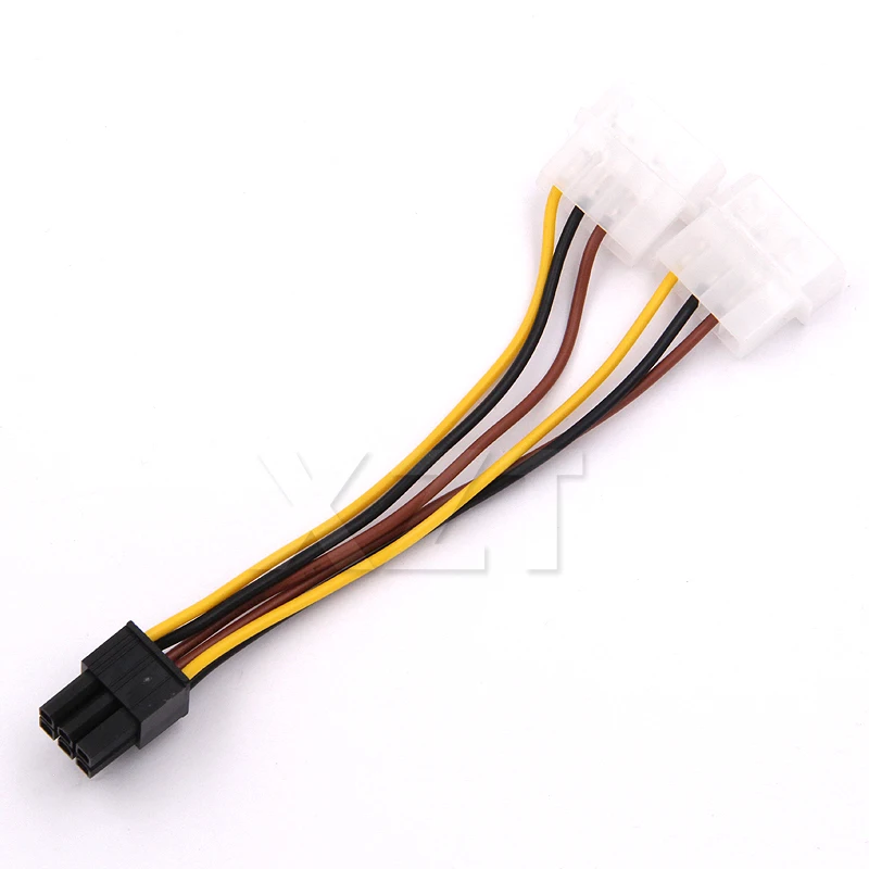 

Newest Arrival 4 Pin to PCI-E 6 Pin Power Converter Adapter Cable Connector