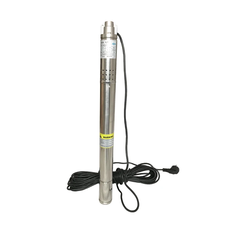 Pompa sommergibile per pozzi d\'acqua profonda da 50mm pompa per pozzi profondi in acciaio inossidabile da 55m per acqua potabile mini pompa