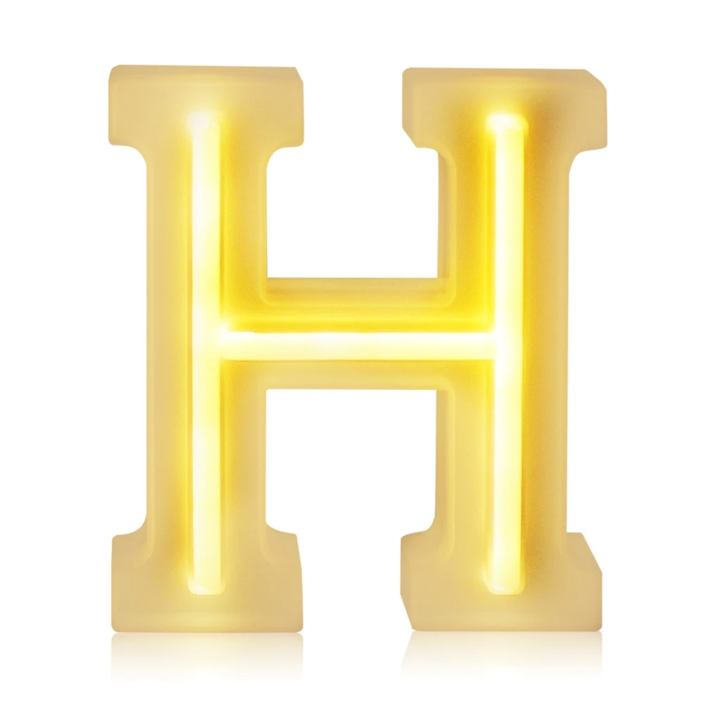 Novelty Small DIY Letter Number LED Lamp Night Light For Christmas Halloween Wedding Party Home Decoration
