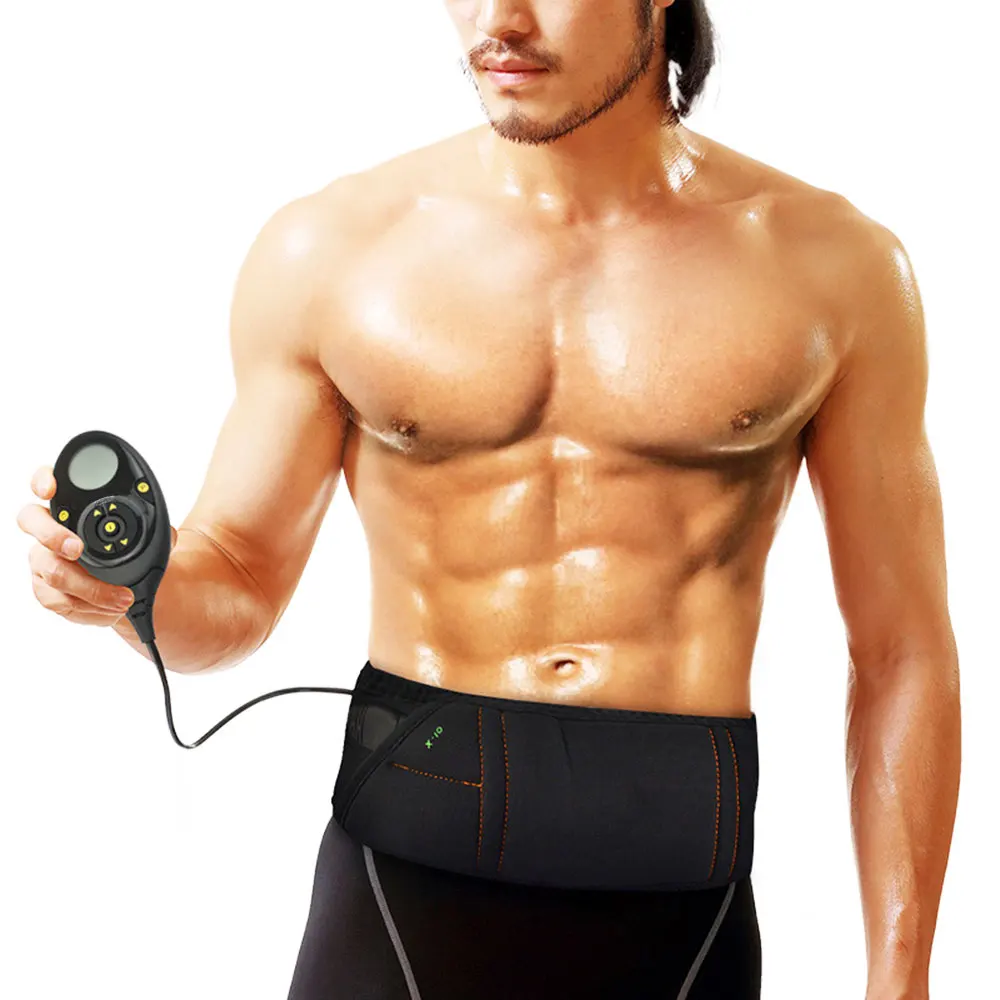 

EMS electro stimulation Smart slimming massage belt Abs Abdominal Muscle Toner Core Abs Workout Belt 150 Intensity Levels