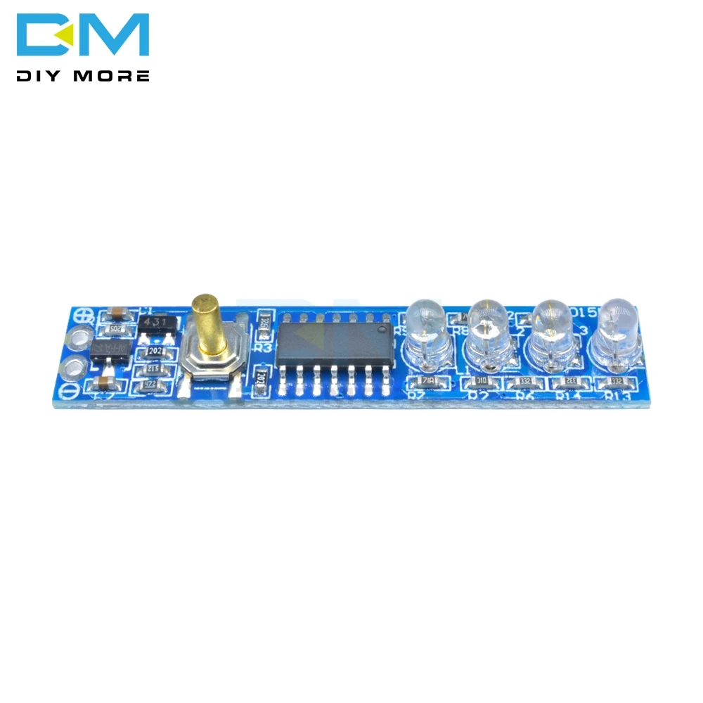 1S/2S/3S/4S Lithium Battery Capacity Indicator LED Display Board Power Level Indicator For 1/2/3/4pcs 18650 Lithium Battery DIY