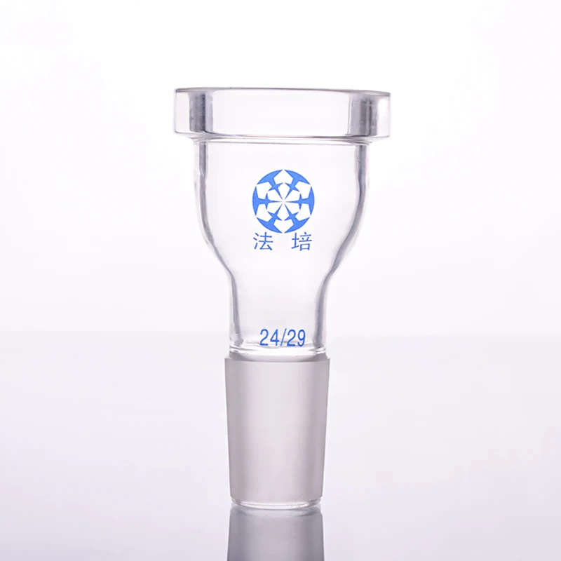 

Borosilicate Glass Joint,Female 50mm flange,Male 24/29,Glass reducing Adapter