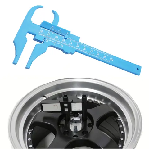 1pcs 휠 PCD 게이지 PCD 캘리퍼스 눈금자 림 휠 4,5,6,8 볼트 원형 게이지 휠 볼트 패턴 도구 100mm pcd 측정 도구