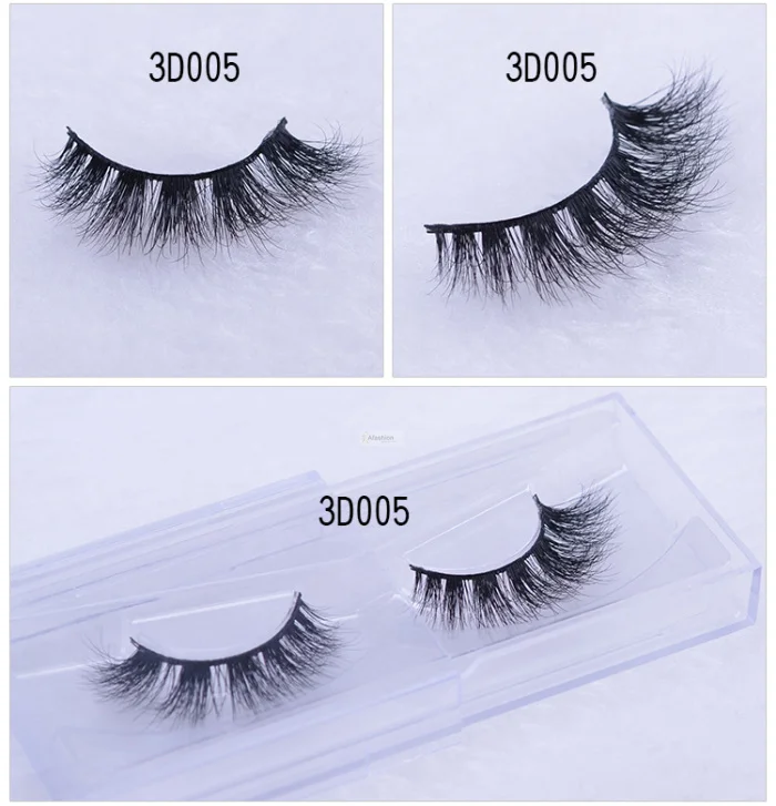 1 pair mink eyelash 3d Eyelashes Full Strip False eye Lashes hand made extension makeup accessories