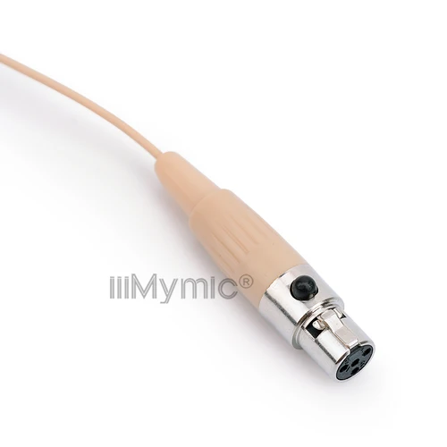 Imagen 2 del producto ¡Perfecto para cantar! ! PRO Auriculares unidireccionales Micrófono para la cabeza Micrófono de condensador XLR TA4F de 4 pines para Shure Bodypack inalámbrico