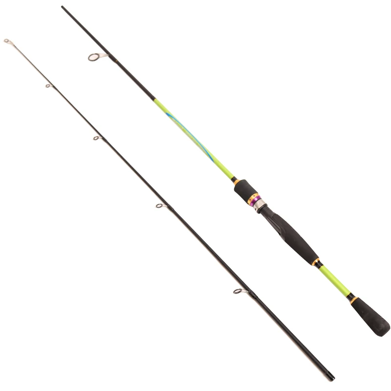 YIYI 1.8m Ml Power 2 Section Fishing Rod 1/4-3/4 Oz 7-17Lb Medium Light Lure Spinning Bass  Rods Trout/Bass Fishing Pole