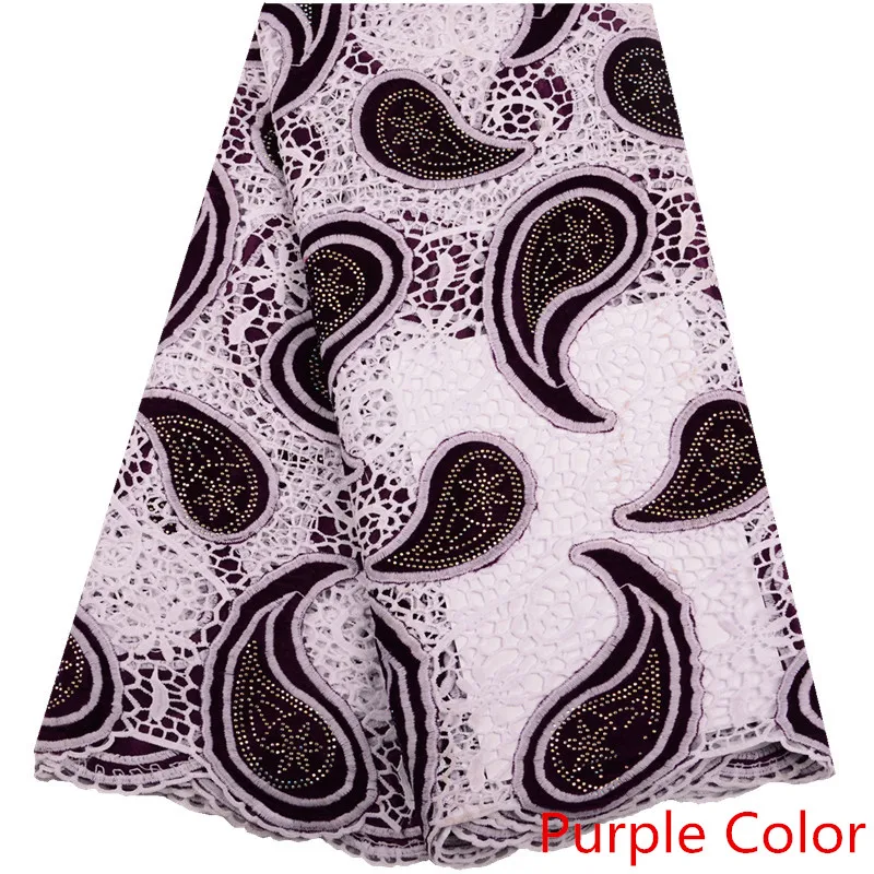 

Fashion Milk Silk Material African Lace Fabric With Velvet White&Red Good Quality Gupure Lace Fabric For Women With Stones F1511