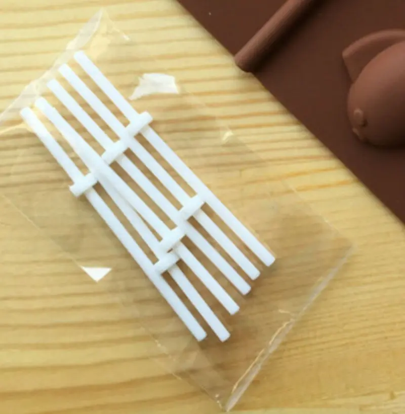 30pieces/lot Lollipop Stick Food Grade Plastic Sticks For Candy Chocolate Lolly Baking Accessories E392