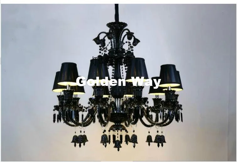 Free Shipping Modern Black Crystal Chandelier Modern Black Bedroom Pendant Chandelier Decora E14 Crystal Chandelier Lighting