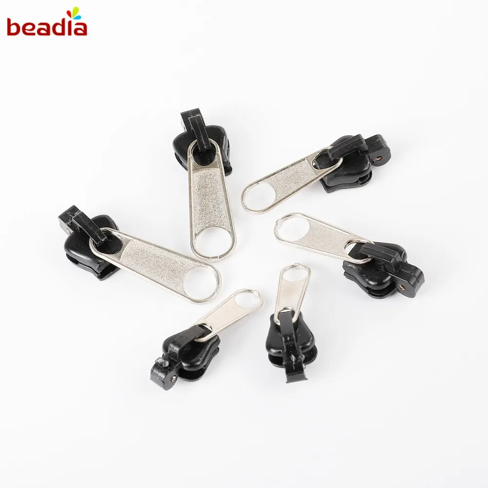 Popular 6pcs Plastic+Stainless steel Universal Instant Fix Zipper Repair Kit Replacement Zip Slider Teeth Zippers