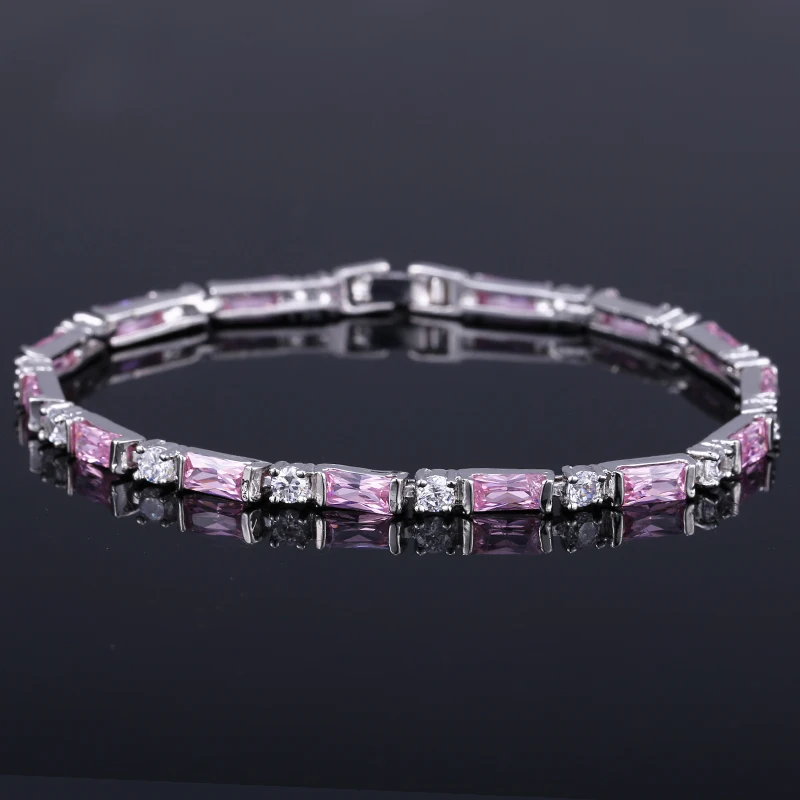 CWWZircons Modische CZ-Charm-Armbänder mit Roten, Grünen und Blauen Kristallen für Damen, Weihnachts- und Neujahrsgeschenk, Großhandel S0012 – Detail 11