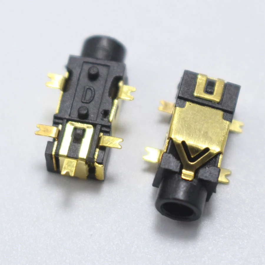 PJ Series 3.5mm Stereo Female Socket with Screw 3.5 Audio Headphone Jack 3P Vertical Double Channel Connector 313 392 324