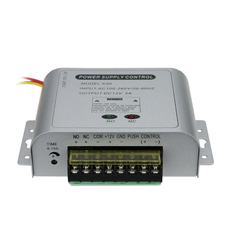 

12V 5A Universal Power Supply for Access Control System with High Quality AC90V-260V