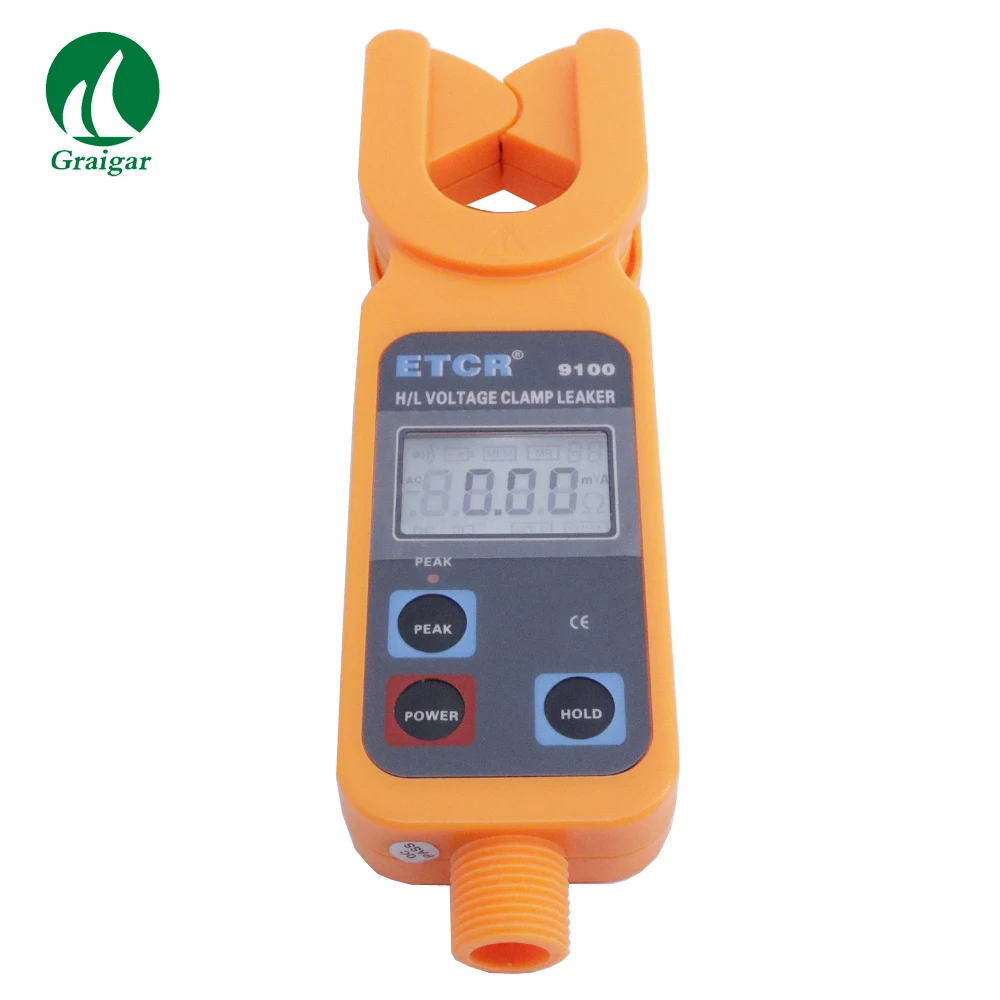 ETCR9100B H/L Voltage Clamp Meter as High-precision Low-voltage Clamp Meter and Leakage Current Meter