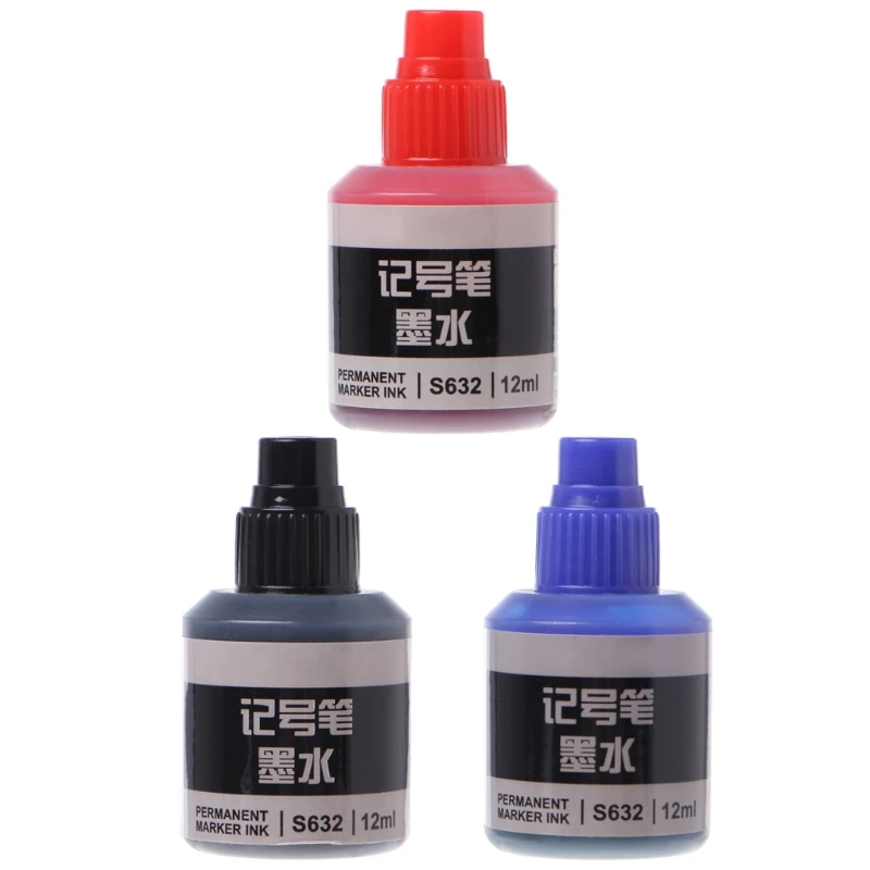 12ml Waterproof Instantly Dry Graffiti Paint Pen Oil Ink Refill For Marker Pens  Marking Ink