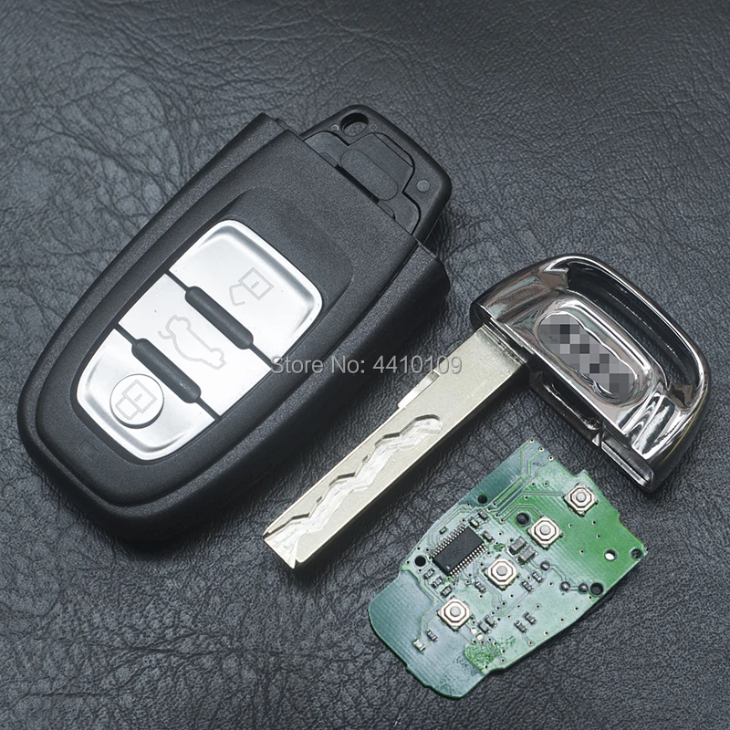 Collection Key Specital Gift Smart Remote Key For Audi key A4L A6 Q5 SQ5 S6 754C 754J Cut Blade With Chip Board No Function