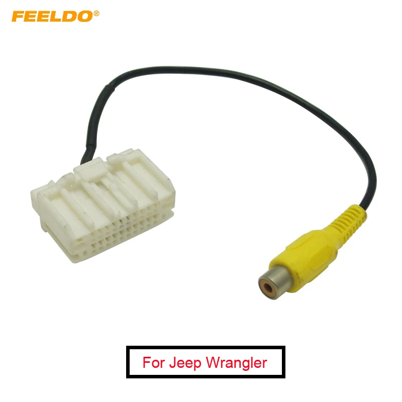 Car Wiring Harness Connector With Video Output For Jeep Wrangler(11-17)/Grand Cherokee(08-13)/Compass OEM Radio Stereo